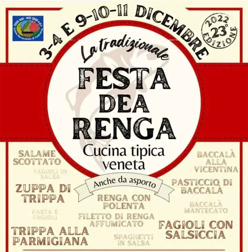 Festa dea Renga 2023 Codiverno di Vigonza